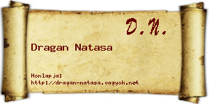 Dragan Natasa névjegykártya